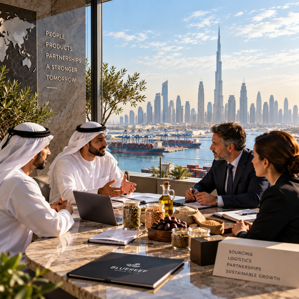 Bluereef Trading Co. LLC operations in Dubai