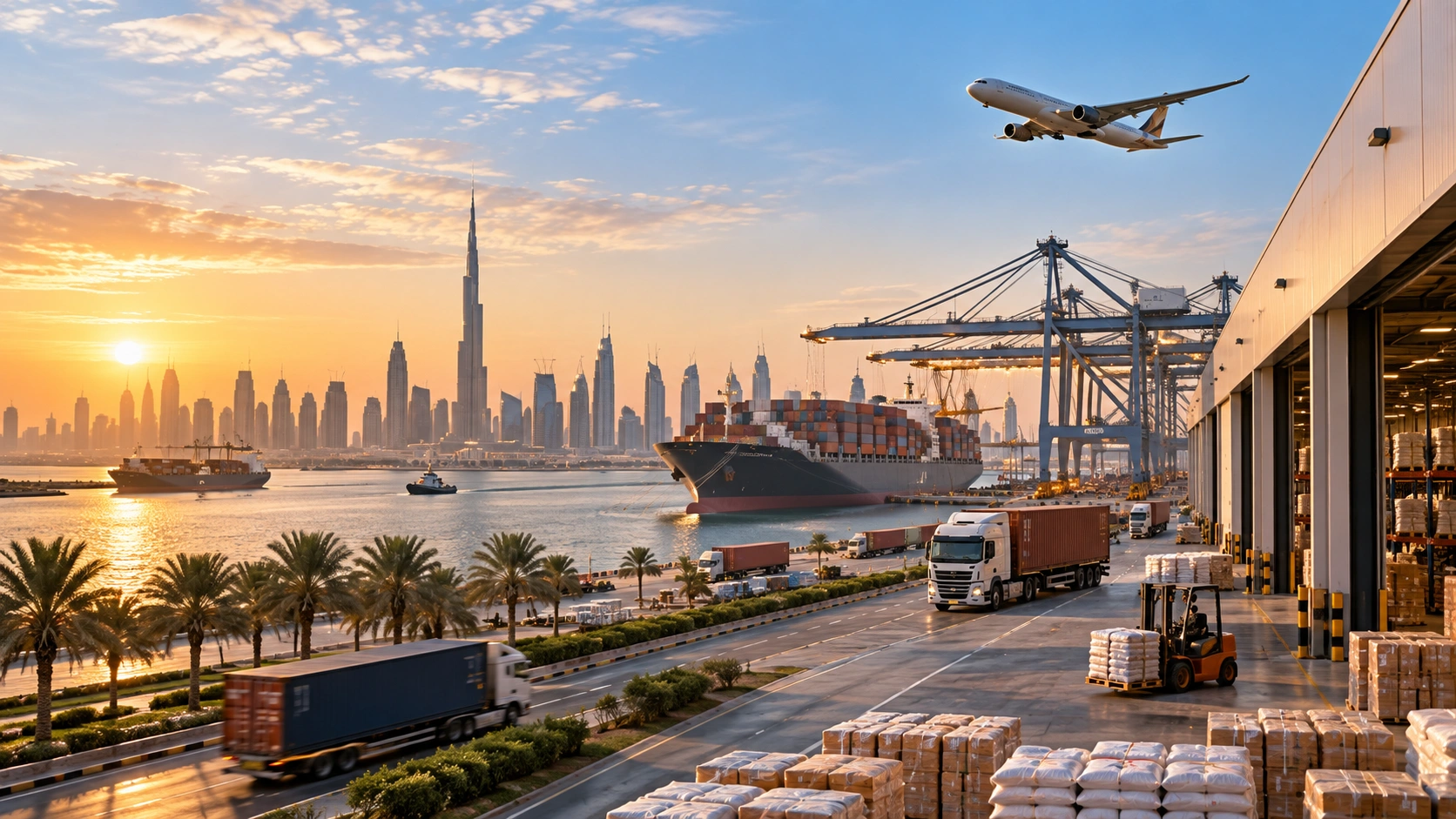 Dubai as Bluereef Trading's strategic logistics base