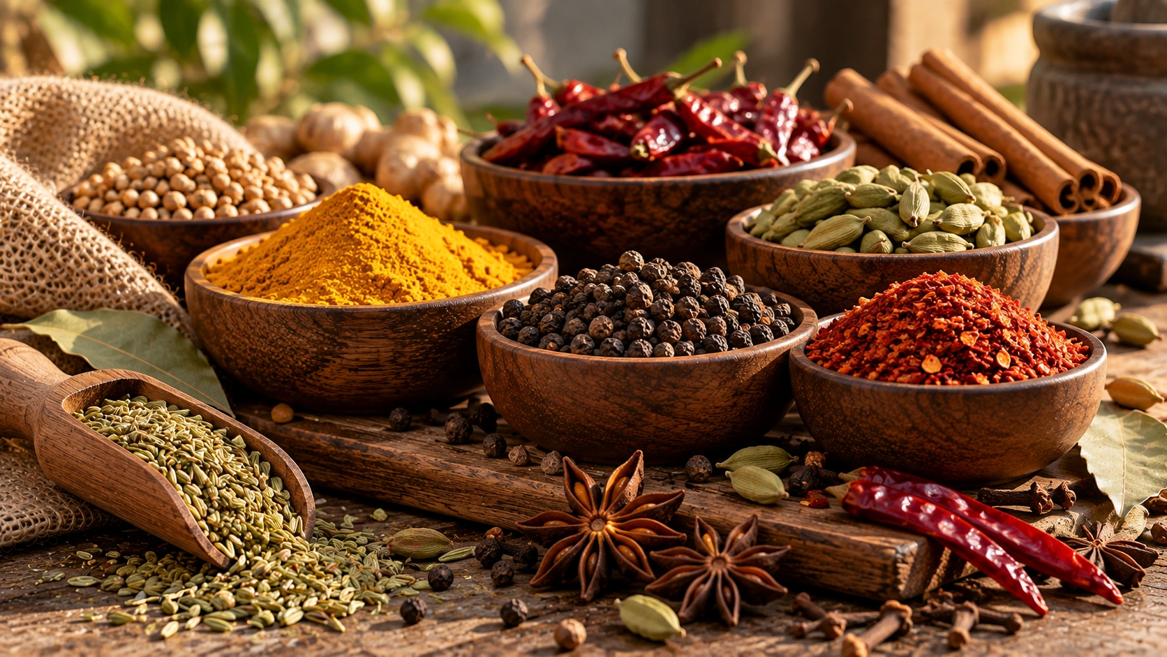 Spices supplied by Bluereef Trading