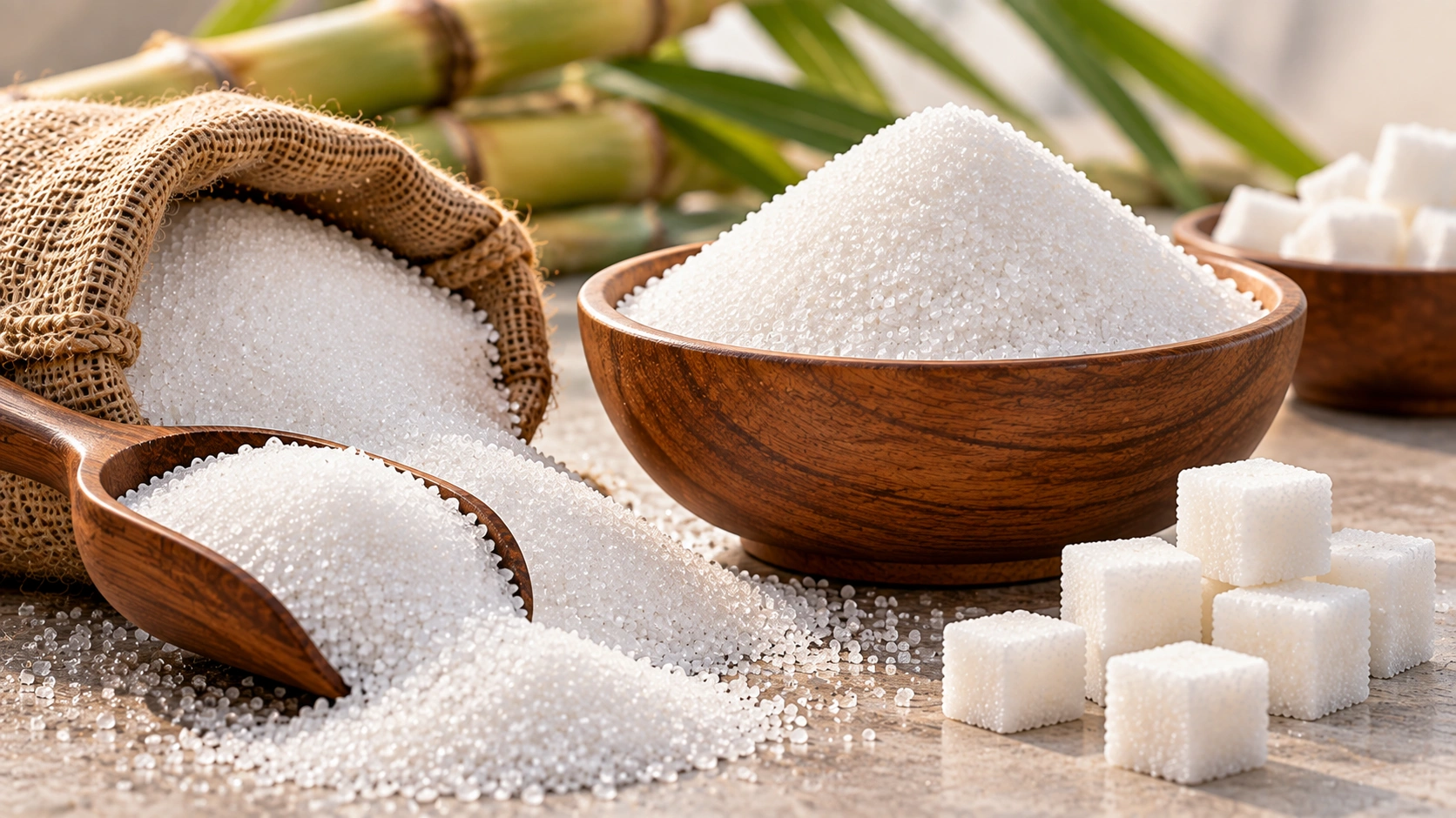 Sugar products supplied by Bluereef Trading